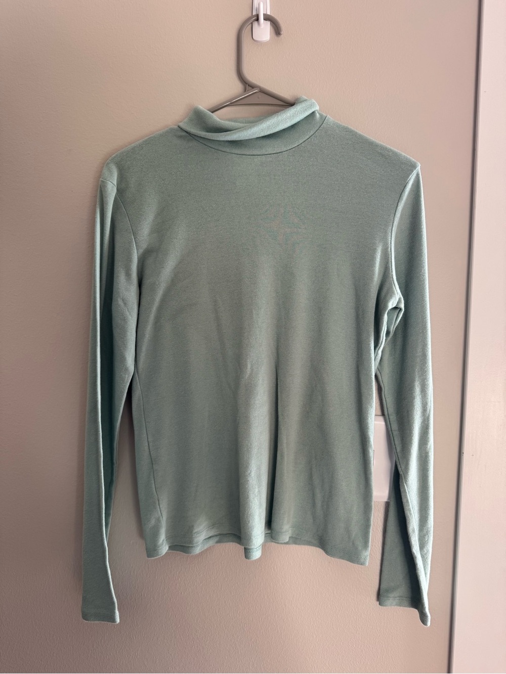 Susan Bristol Mint Green Turtleneck Sweater